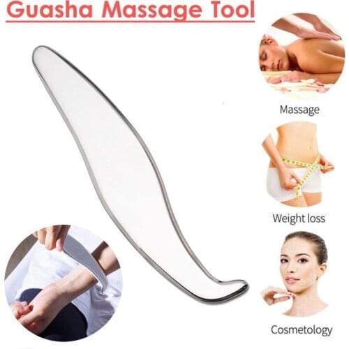 Stainless steel fascial knife Gua Sha Tool Manual Scraping Tool Release Myofascial Care Tissue Skin Massager Physical Thera H0R6