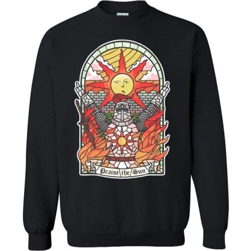 Praise the Sun Mens Sweatshirts Dark Souls III Church of the Sun jersey hiphop youth male sportwear men jogger pullover tops