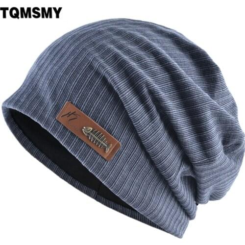 TQMSMY Streetwear Hats With Leather Logo Solid Color Knitted Beanies Men Women Soft Skullies Bonnet Fashion Hip Hop Hats TMB33