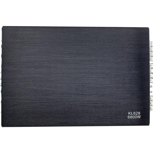 12V 6800W High Power Amplifier Car Audio Four Way Power Amplifier KL628 4-Channel Car Power Amplifier
