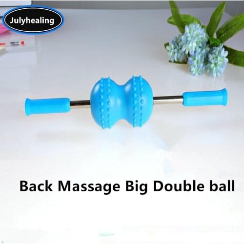 Double Ball Massage Roller Back Floating Massage Stick Meridian Shoulder Neck Waist Relieve Soreness Spine Correction Care Tool
