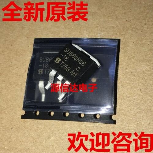 New SUB60N06-18 60N06 60A 60V automotive computer board FET imported from stock