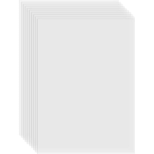 8Pcs FEP Film Transparent Release Film 280 x 200M Thickness 0.1mm, Used for Photon UV Resin 3D Printer