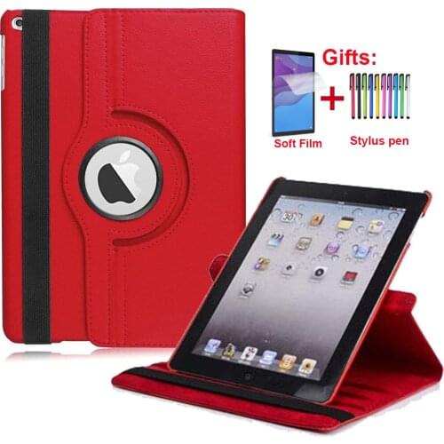 For iPad 9.7 2018 2017 Case ipad 10.2 Cover Air 2 Air Case 5th 6th Funda 360 Rotating Leather Smart Coque for iPad 2 3 4 Case