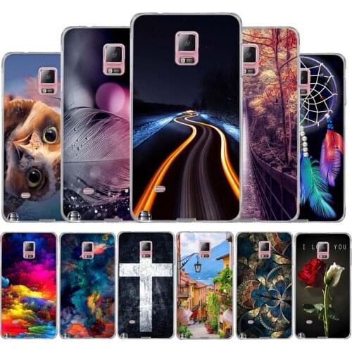 For Samsung Galaxy Note 4 Case Cover for Samsung Galaxy Note 4 n910f N9100 Back Cover Soft Silicone Phone Case for Samsung Note4