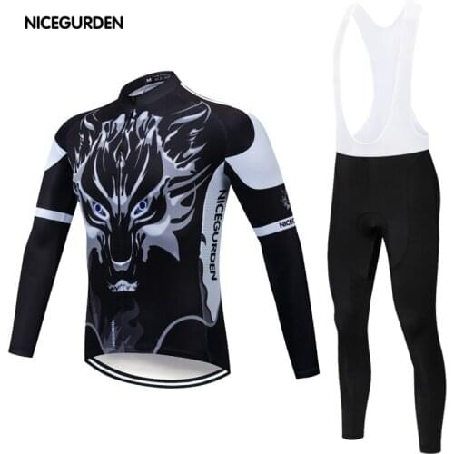 Fashion sports slim mens mountain biking wear long-sleeved comfortable suit strap sunscreen road bike adventure cycling wear