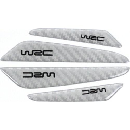 Car door scuff sticker WRC FOR Audi A1 A2 A3 A4 A5 A6 A7 A8 B5 B6 B7 B8 C5 C6 Q2 Q3 Q5 Q7 TT S3 S4 S5 S6 S7 S8 AUTO Accessories