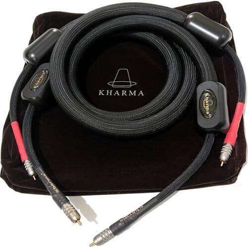 Pair Audiophile RCA Cable Supreme Reference Kharma KIC-SR-1B HiFi Audio Line