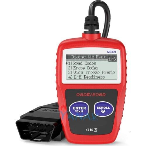 MS309 OBD2 Car Code Reader diagnostic Scanner MaxiScan MS309 OBD2 OBDII Car Engine Code Reader MS 309 Auto Diagnostic Tool OBD2