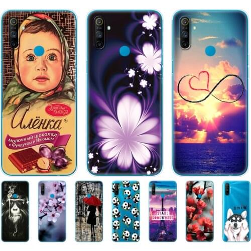 Silicon Case For Realme C3 Soft TPU Back Phone Cover For OPPO Realme C3 RMX2020 RealmeC3 Protective Coque Capa Fundas 6.5 inch