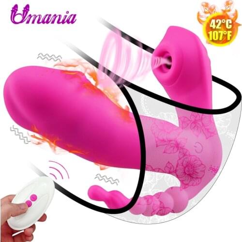 Remote Dildo Vibrators Panties for Women Clitoris Stimulator Heating Female Masturbator Vagina Massager Sex Toys For Couples