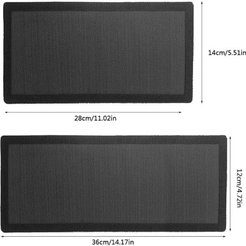 14x28mm/12x36mm PC Chassis Cooling Dust Filter Magnetic PVC Net Guard Fan Cover Dustproof Computer Mesh