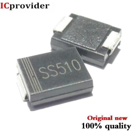 20PCS/lot SK510C SK510 DO-214AB