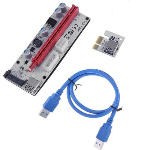 3 Power Ports PCI-E 1x to 16x Adapter Graphic Card Extender Mining Card Kit For Bitcoin Litecoin For BTC Mining Dropshipping