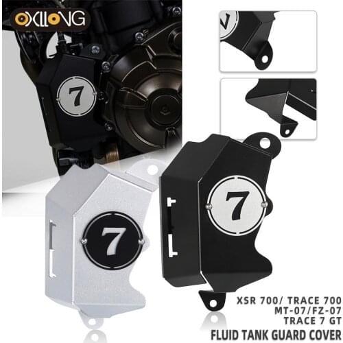 Motorcycle Accessories CNC BILLET COOLANT RESERVOIR COVER For YAMAHA TRACER 7 GT 2020 2021 Motorbike FLUID TANK GUARD COVER