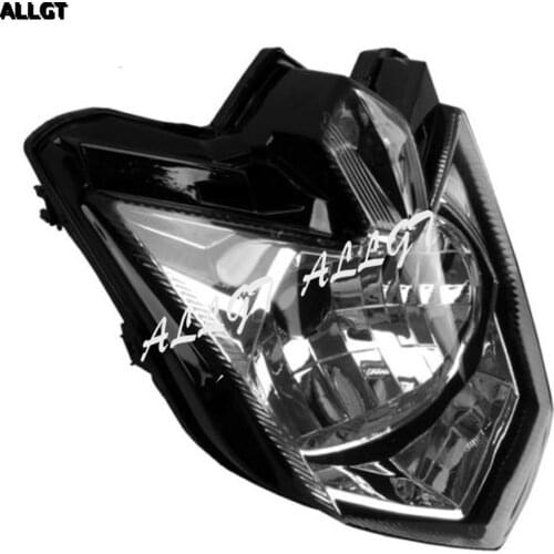 ALLGT Motorcycle Front Light Headlight Headlamp for YAMAHA FZ6R 2009 2010 2011 Clear