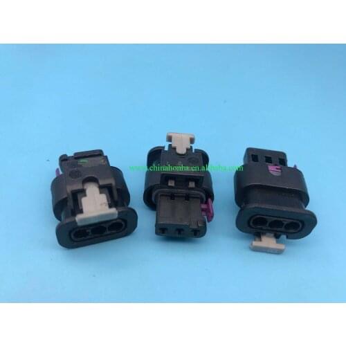 Free shipping 5pcs tyco 3pin Probe Plug connector 4F0973703