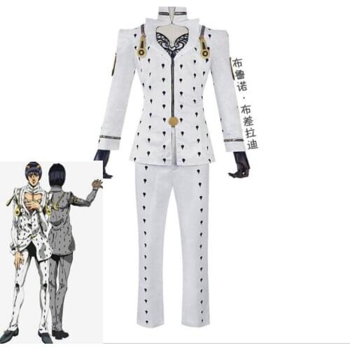 Bruno Bucciarati Cosplay Jojo Bizarre Adventure Cosplay Golden Wind Jojo Cosplay Costume Man Halloween Carnival Costume
