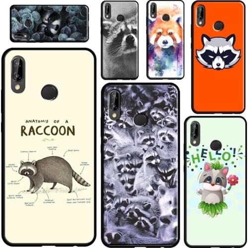 Animal Raccoon Fox lovely cute For Huawei P40 Lite P20 P30 Pro Mate 20 P Smart Z 2019 Nova 5T Case For Honor 8A 8X 9X 10i