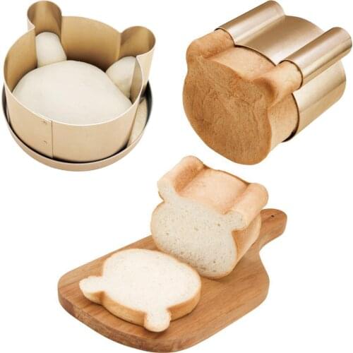 Super Large Metal 3pcs Bear Shape Loaf Pan Mold Fondant Cake Bread Desserts Bakery Mould Cake Decorating Tools DIY Cutter