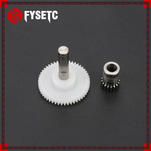 BMG EXTRUDER SHAFT ASSEMBLY GEAR Single And Dual Direct Extruders With Prusa i3 Steel Pulley For Primary 1.75/5.0 Drive Gear
