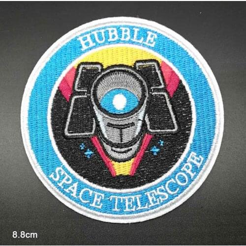 Saturn Hubble Space Theme Iron On Embroidered Clothes Patches For Clothing Stickers Garment Wholesale