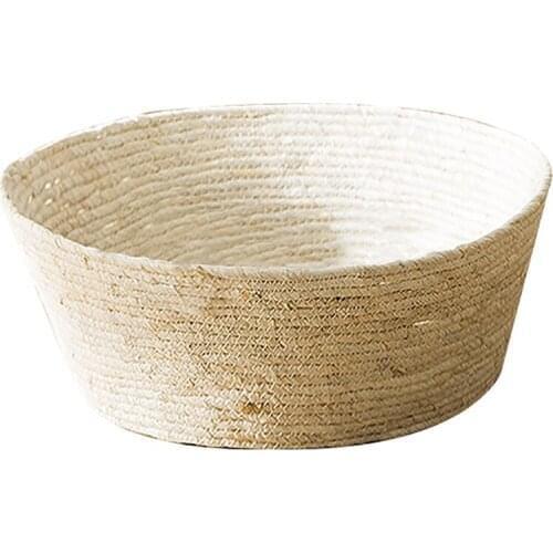 Round Woven Cute Bite-Resistant Cat Bed House Cat Mat Summer Sleeping Cats Nest Cat Scratcher Pet Cushion Portable Pets Supplies