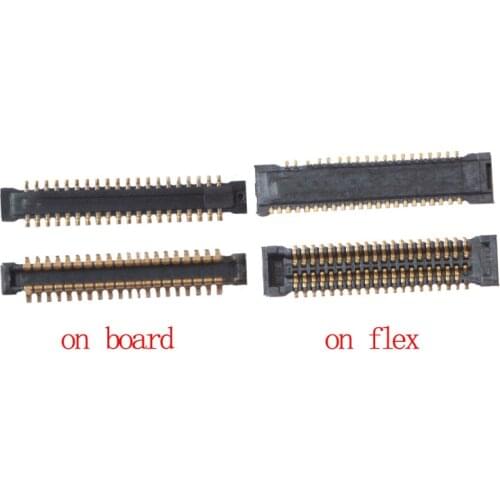 2pcs LCD Display FPC Connector for Samsung Galaxy J3 2016 J320F J320FN J320G J3208 & Duos Screen Plug Port On Motherboard Flex