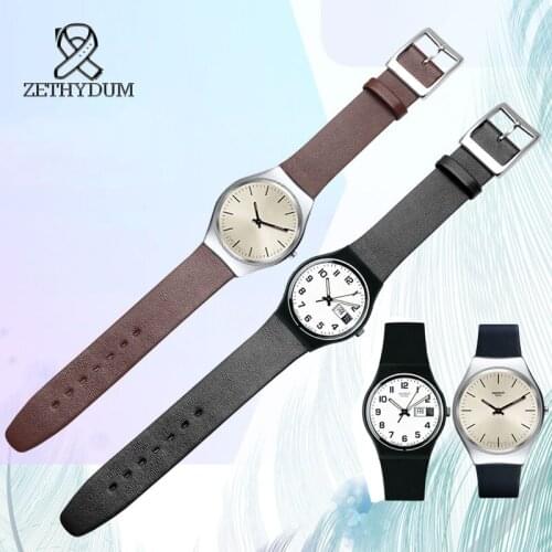 Quality Genuine Leather Watchband Soft Strap 17mm handmade leather bracelet for P5 fashion bracelet Leather Watch Band Bracelet