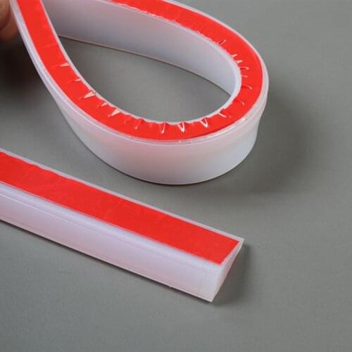 Silicon Self-adhesive Bathroom Water Stop Strip Floor Water Retaining Bar Kitchen Door Gap Sealing Strips Home Improvent