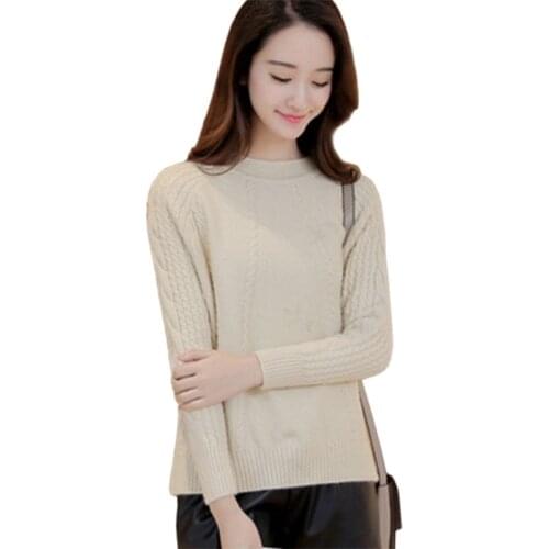 2021 Autumn Winter New Sweater Women Hedging Slim Bottoming Shirt womens Sweaters Loose Knit Jacket Vestidos Clothing MMY230