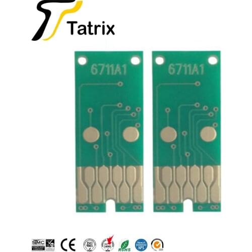 Tatrix T6711 Waste Ink Maintenance Tank Chip For Epson WorkForce Pro WF-7210 WF-7710 WF-7720 WF-7610 WF-7620 WF-7110 WF-7510
