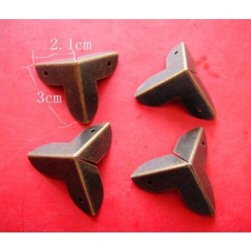 Trilateral packet Angle of DIY decoration archaize Angle box parts serging wine box Angle restoring ancient ways free shipping