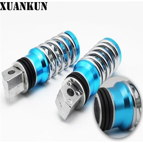 XUANKUN Motorcycle Electric Car Parts Spring Pedal Foot All Aluminum Rear Feet
