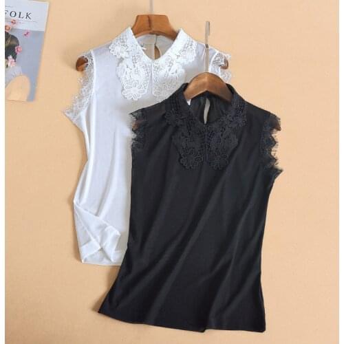 Fake Collars for Women Lapel Sweater Shirt Detachable Collar Girls Vest Cropped Tops Female False Collars Neckwear Pullover