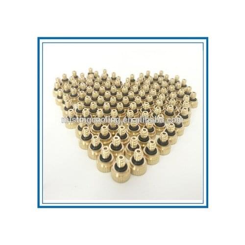 0005 New 20pcs Brass Misting Nozzles for Cooling System 0.012" (0.3 mm) 10/24 UNC Garden