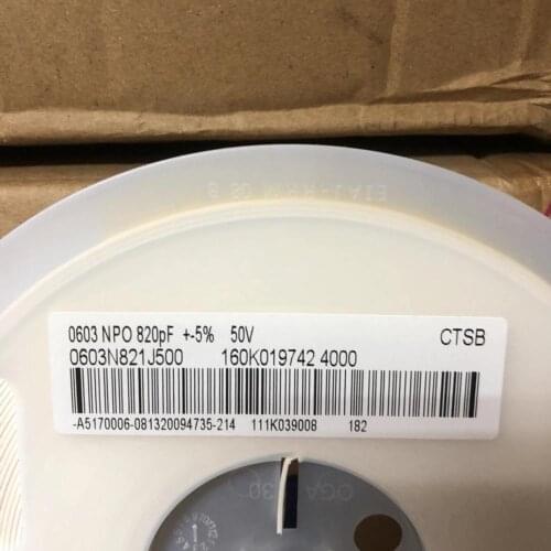 0603N821J500 0603 NPO 820PF 50V MLCC 0603N681J500 0603N561J500 0603N511J500 0603N471J500 0603N361J500 0603N331J500121J111J221J