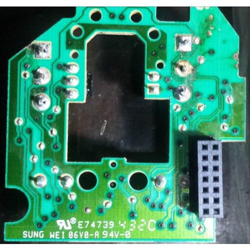 1 Pcs Mouse Circuit Mother Board for Logitech G500 G500S Upper and Bottom Board with Micro Switches