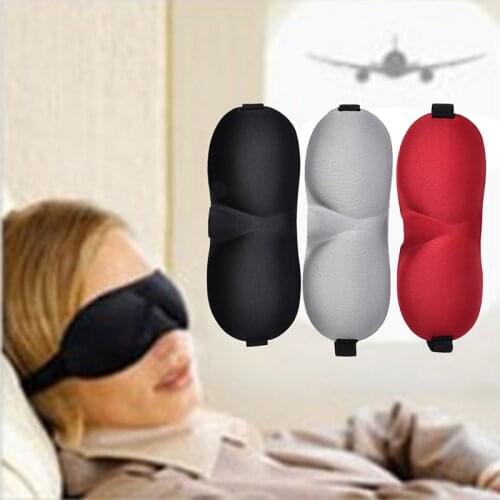 1Pcs Soft Blindfold Travel Eyepatch 3D Sleep Mask Natural Sleeping Eye Mask Eyeshade Cover Shade Eye Patch Women Men