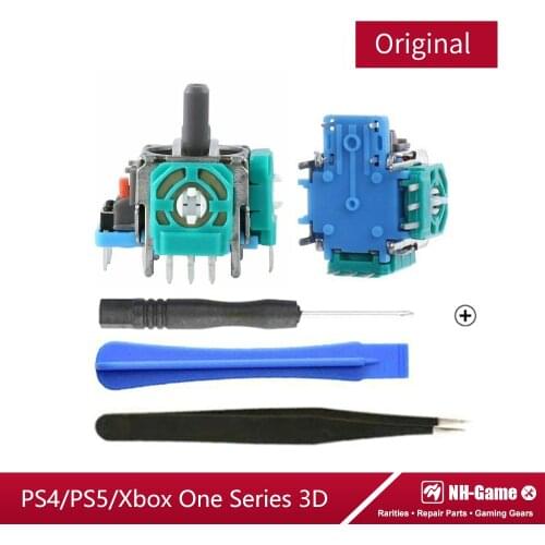 2pcs Free Shipping 3D Analog Thumb Sticks Sensor Module Potentiometer For PS5 For PS4 Controller For Xbox One/S/X Joystick
