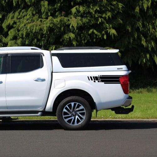 2 sides left and right stripe graphic Vinyl sticker for NAVARA NP300 2014 2015 2016 2017 2018 2019