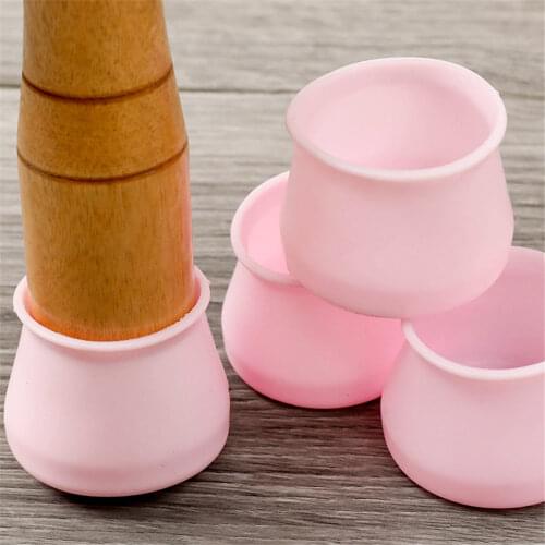 20Pcs/Set Silicon PVC Furniture Leg Protection Cover Table Feet Pad For Chair Leg Floor Mute Anti-slip Table Leg Floor Protector
