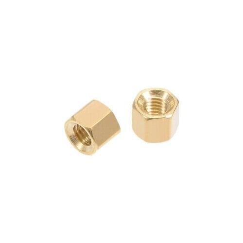 20pcs Brass Straight PCB Pillar Female Thread Hex Standoff Spacer M3x5x4mm