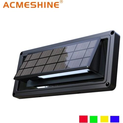 ACMESHINE Aluminum Solar Step Light With Landscape Led