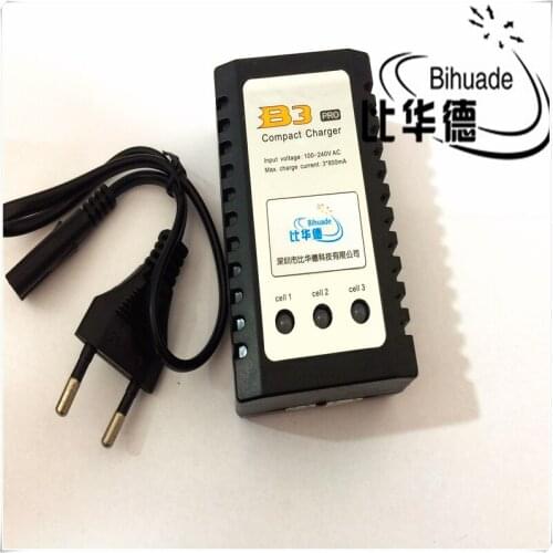 BIHUADE B3 balanced charger new 2S-3S lithium battery 7.4V 11.1V aviation model European standard round plug charger