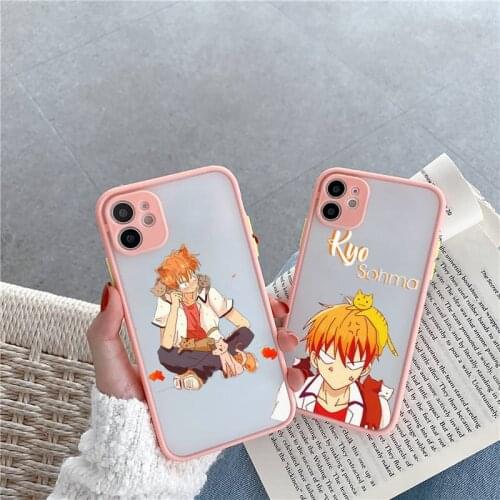 Fruits Basket Kyo Sohma anime Phone Case matte transparent For iphone 7 8 11 12 plus mini x xs xr pro max cover