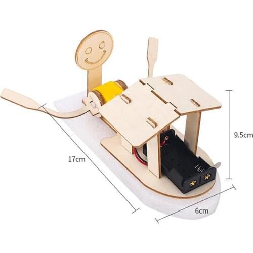 DIY Electric Planing Boat Model Puzzle Educational Science Experiment Stem Toy
