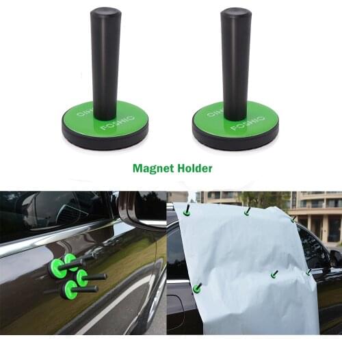 FOSHIO 2PCS Car Vinyl Wrapping Carbon Fiber Film Fix Magnet Holders Window Tint Sticker Install Fixer Tool Car Wrap Accessories