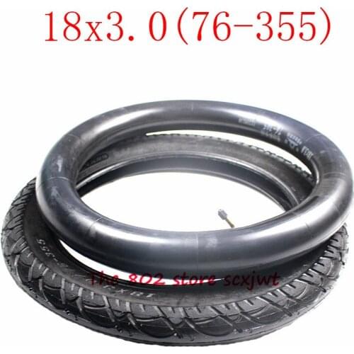 18x3.0 76-355 tyre inner tube fits for Electric vehicle, electric tricycle 18*3.0 Off-road tire monowheel 18 inch tyre
