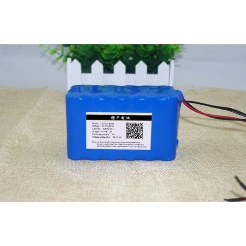 11.1 / 12.6 / 12 V 12ah 12000 18650 mAh capacity lithium battery, including for the protective plate